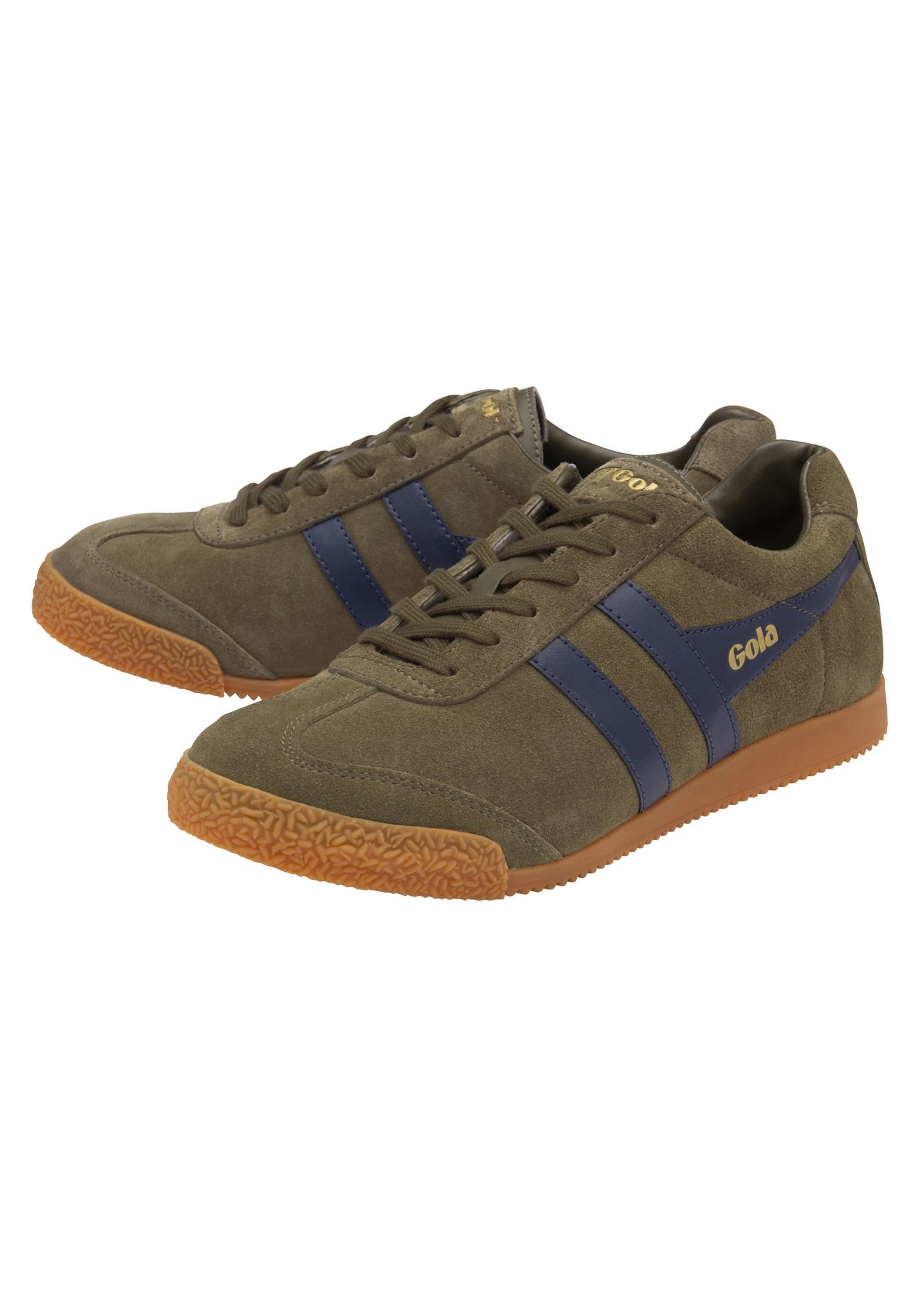 Gola Harrier – Khaki/Navy