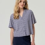 3/4 Sleeve Shirt – Blauw