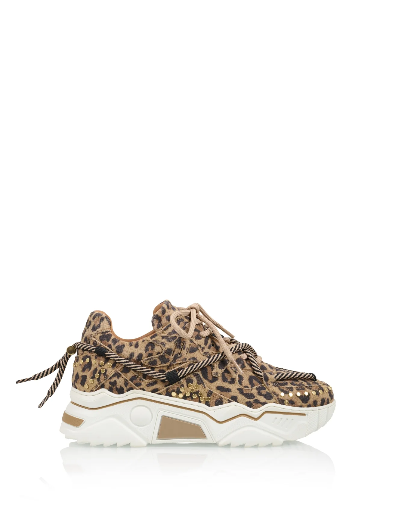 JUPITER studs leopard – Sneakers | Cognac